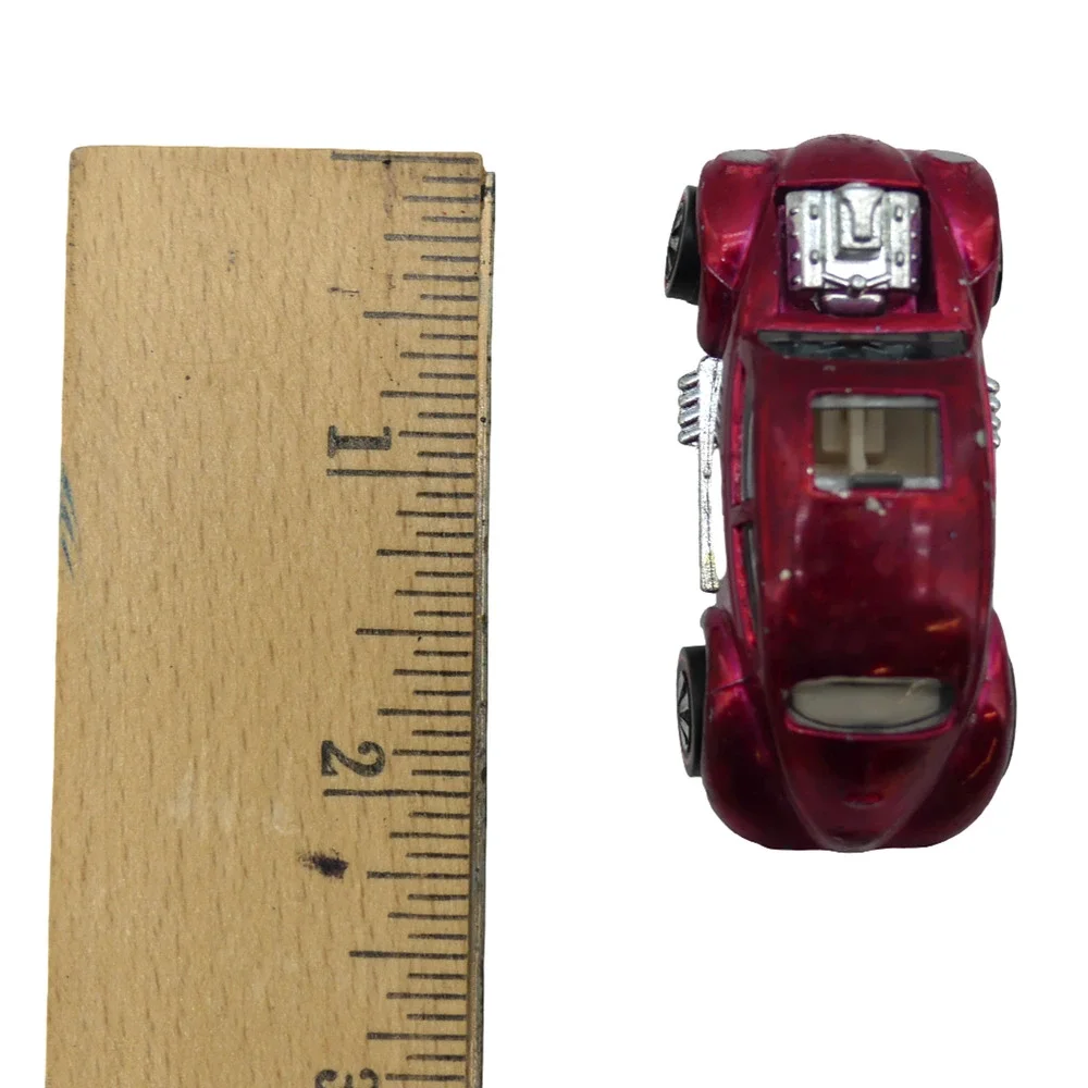 Vintage 1968 Mattel Hot Redline Wheels Custom Volkswagen Bug Diecast Car